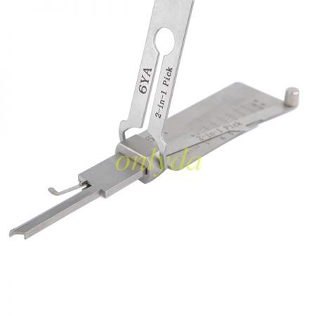 6YA Locksmith Tool 2-in-1 Pick for Yale Lock