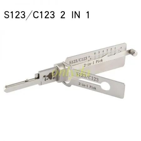 S123/C123 lishi 2 in 1 decode and lockpick for Schlage Residential Lock