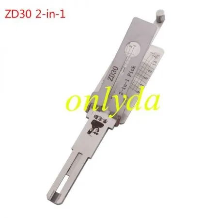 ZD30 Ducati motorcycle 2 in 1 lockpick and decoder genuine