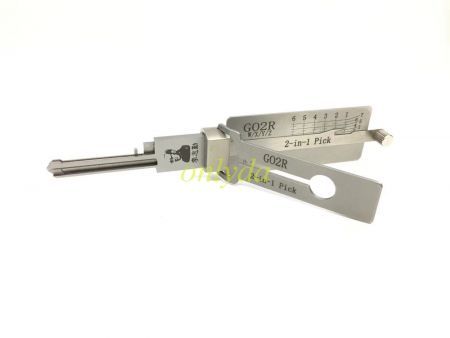 GO2R lishi 2 in 1 decode and lockpick for Goal
