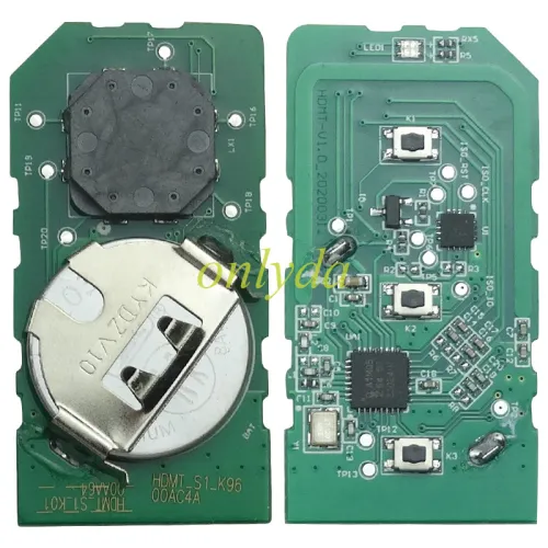For KYDZ Brand Honda motor 2 button  smart remote for K01 2016-2017 SH150 PCX FSK 433MHZ 47chip