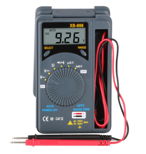 voltage measuring machinedigital multimeter 00µA/2000µA/20mA/200mA 2V/20V/200V/500V