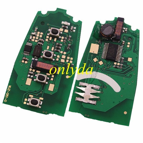 For hyundai IX35 Sonata，veloster，kia， Cerato sportage 4 BUTTON KEYLESS HITAG2 46CHIP 7952E with  315mhz FCC ID SY5HMFNA04