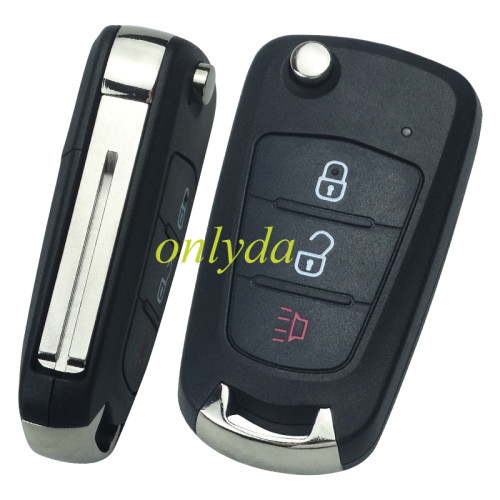 For Great Wall 2+1 button remote key shell
