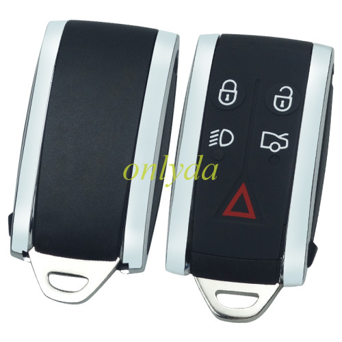 For Jaguar 5 button remote  key blank  Jaguar XK 2006 Jaguar XF 2009-2012, PLS choose if with badage