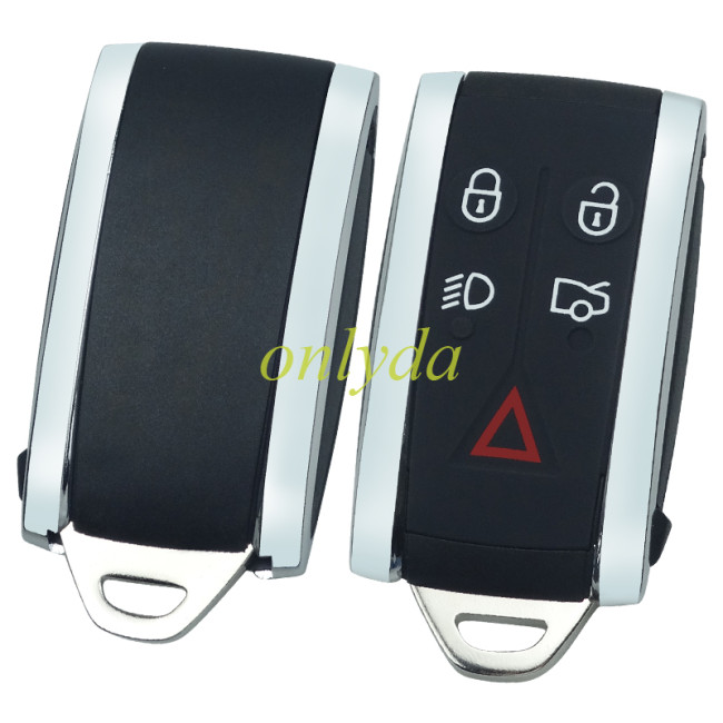 For Jaguar 5 button remote  key blank  Jaguar XK 2006 Jaguar XF 2009-2012, PLS choose if with badage