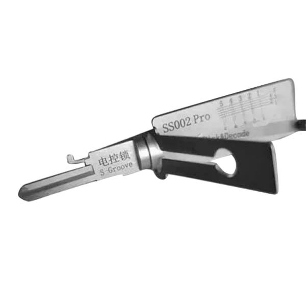 SS002 Pro s-groove Locksmith Tool 2 in 1 Pick Electronic control gate Residential Lock
