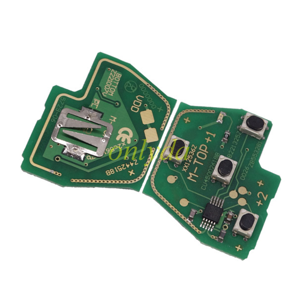 For  Nissan 3+1 button remote key with 315mhz/433mhz