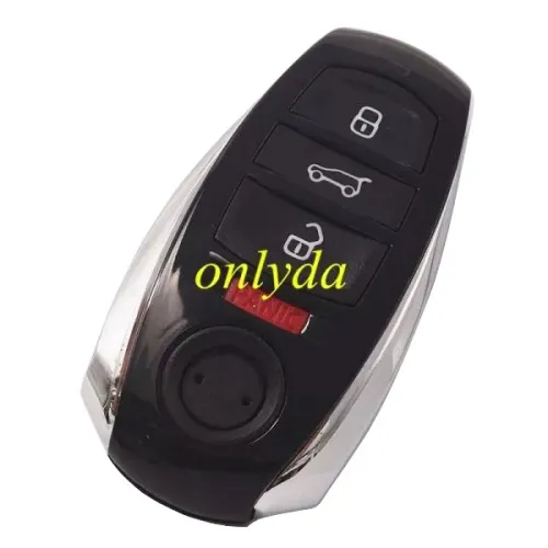 For VW Touareg 3+1 button remote key shell with badge