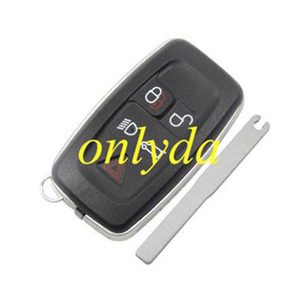 For Rangrover 5 button remote key blank with blade, have badge on the chrome