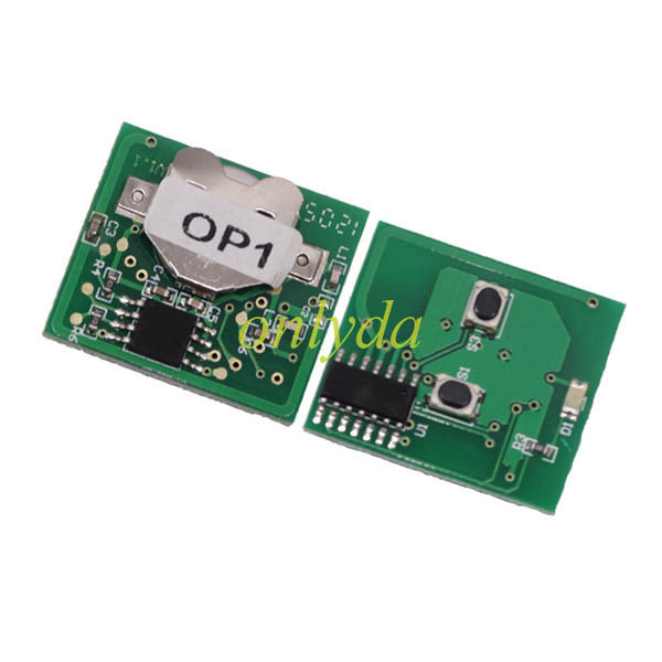 For  Opel 2 button remote key OP6-433.92 spare part NO is 93176615