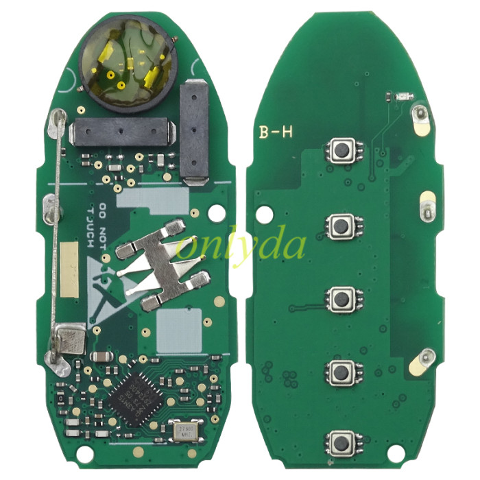 For Nissan keyless  4+1 button remote key with 433mhz 2019-2020 Nissan Rogue  FCCID:KR5TXN4 S180144507