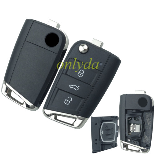 For OEM  VW 3 button remote key with 434mhz 5G6959353AG