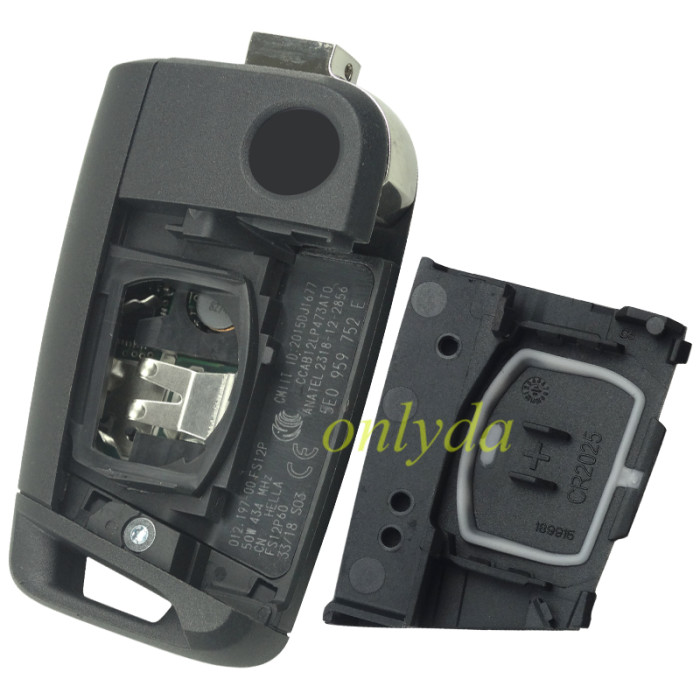 For OEM  VW 3 button remote key with 434mhz 5E0959752E