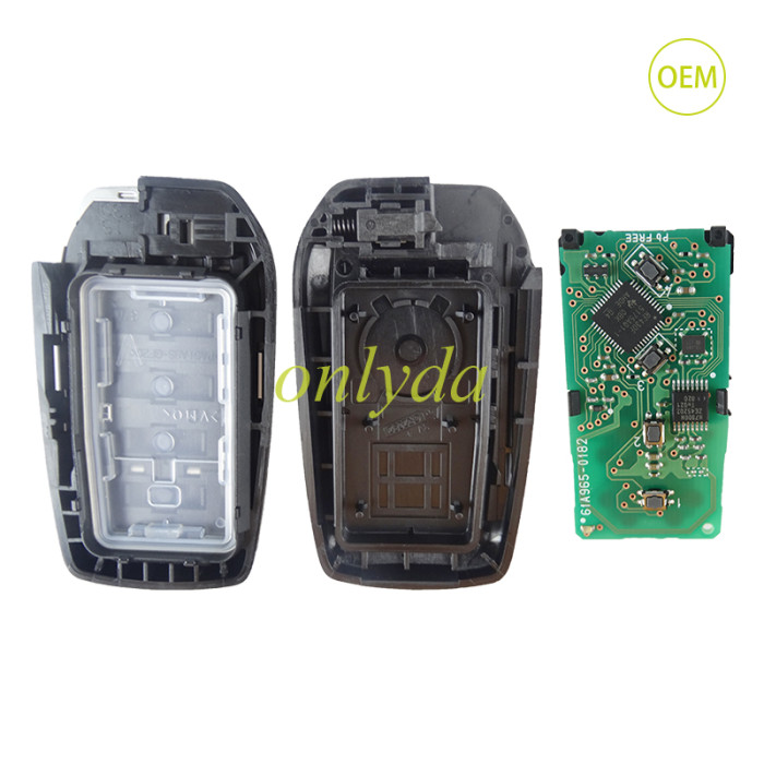 For Toyota tuner OEM 3+1 button remote key with 434mhz with Toyota H chip