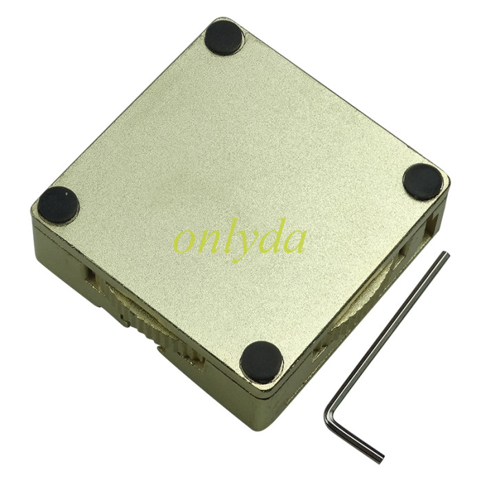 Circuit Board Vise , use this tool to  clamp the Board, so you can repair remote board easily. Golden color