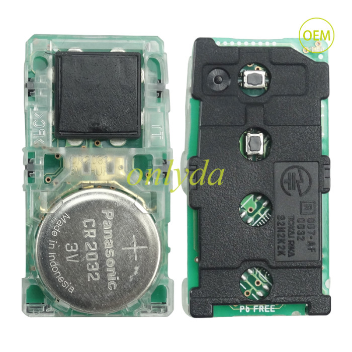 For Toyota tuner OEM 2 button remote key with 315 mhz with Toyota H chip