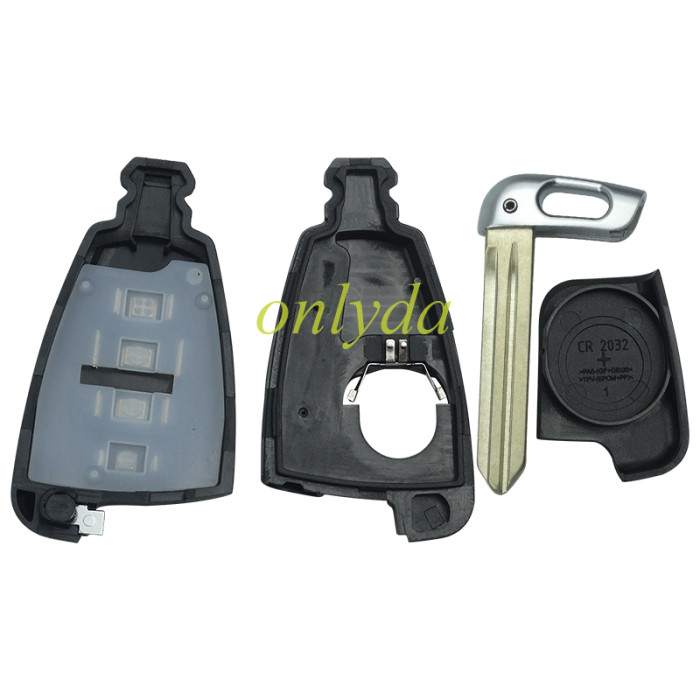 For Hyundai Veracruz 3+1 button key shell