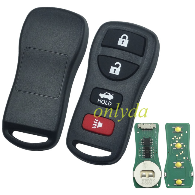 4 button remote key B36 for KDX2 and KD MAX to produce any model remote