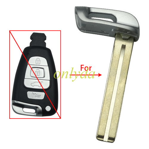 For Hyundai Veracruz emmergency key blade