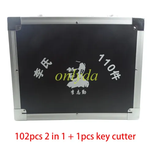 102pcs/set Original Lishi  2 in 1 decoder and lockpick tool  with 1 Cutter for Car Lock