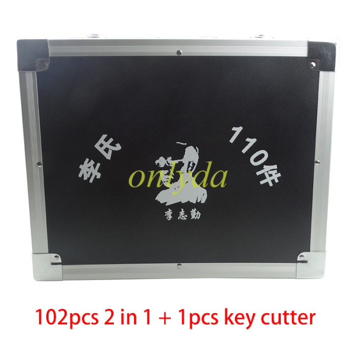 102pcs/set Original Lishi  2 in 1 decoder and lockpick tool  with 1 Cutter for Car Lock