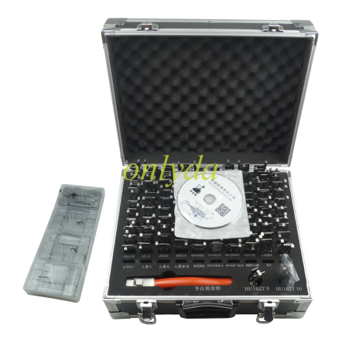 102pcs/set Original Lishi  2 in 1 decoder and lockpick tool  with 1 Cutter for Car Lock