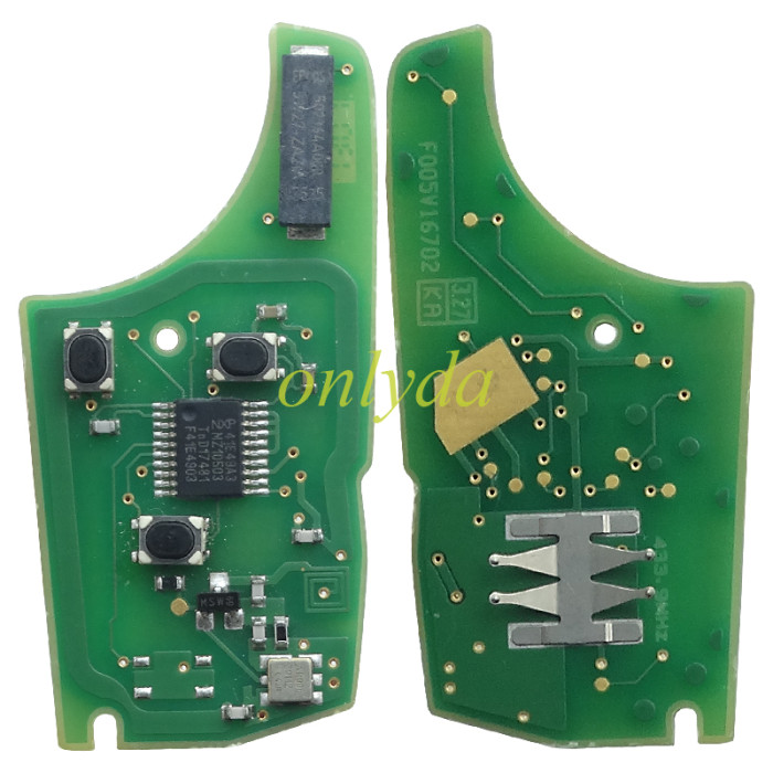 For  OEM  Vauxhall 3 button remote key with 434mhz with 46 chip