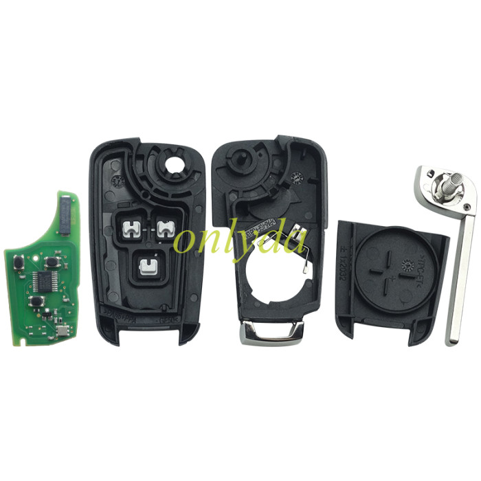 For  OEM  Vauxhall 3 button remote key with 434mhz with 46 chip