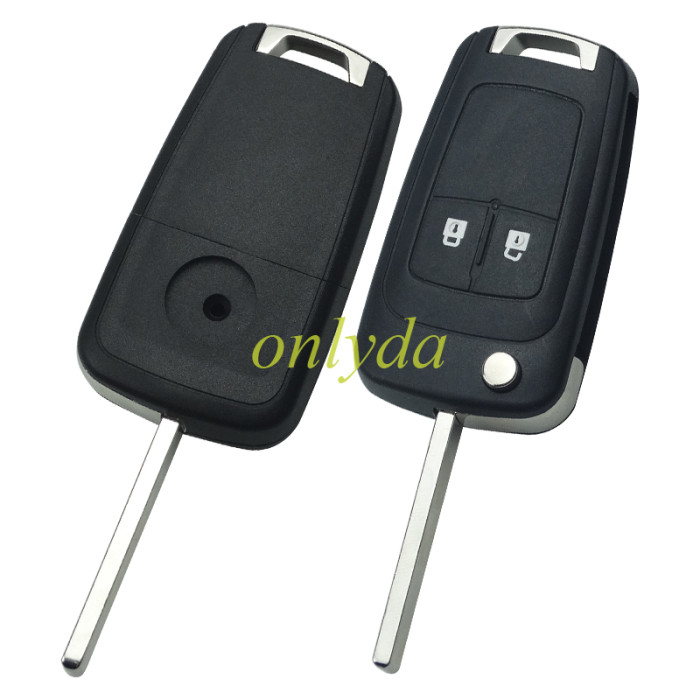 OEM Vauxhall 2 button remote key with 434mhz with 46 chip  GM(HITAG2 ) PCF7941E / PCF7937E NCF295XETT , original PCB+aftermarket key shell