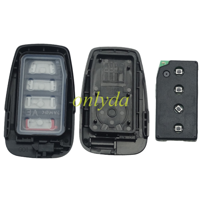 C3 Smart for Toyota COROLLA  3+1 button remote key with 434mhz with FSK with AES 4A chip