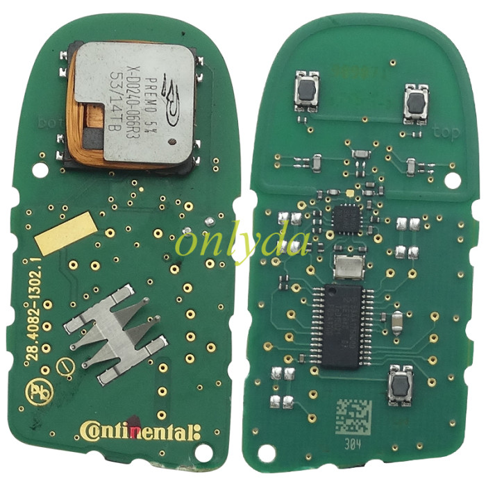 For OEM Dodge 2+1 button remote key with 434MHZ with 7953chip/46chip