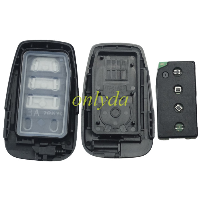 C1 Smart for Toyota COROLLA 3 button remote key with 434mhz with FSK with AES 4A chip