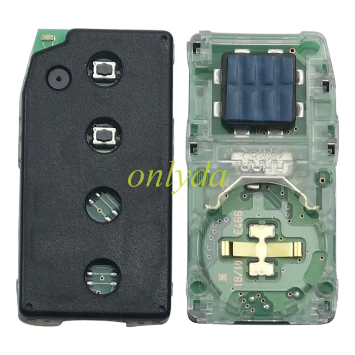 UM Smart for Toyota COROLLA 2 button remote key with 434mhz with FSK with AES 4A chip