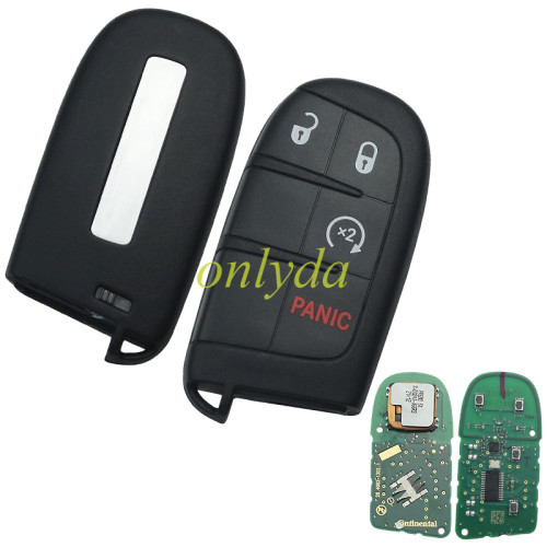 For OEM Dodge 3+1 button remote key with 434MHZ with 7953chip/46chip
