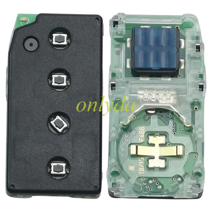 C3 Smart for Toyota COROLLA  3+1 button remote key with 434mhz with FSK with AES 4A chip