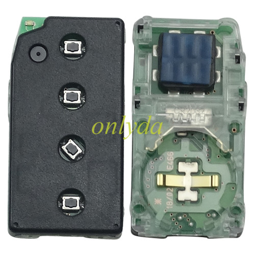 C5 Smart for Toyota COROLLA  3+1 button remote key with 434mhz with FSK with AES 4A chip