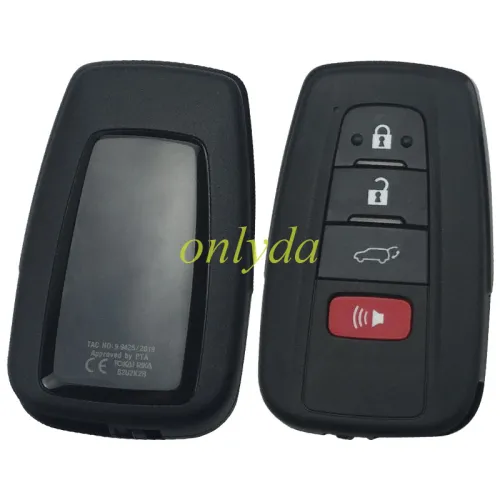 UD Smart for Toyota COROLLA  3+1 button remote key with 434mhz with FSK with AES 4A chip