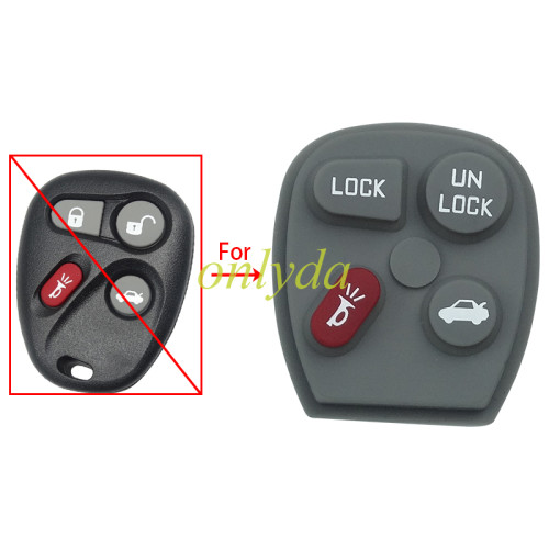 For  GM Buick 3+1 Button key Pad