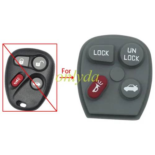 For  GM Buick 3+1 Button key Pad