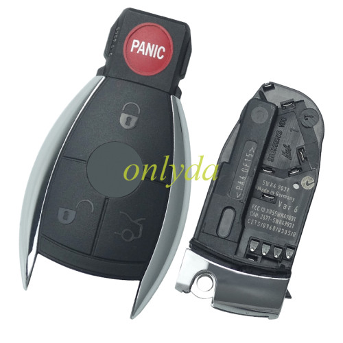 For OEM Benz 3+1button remote key with 315mhz FCCID:KR55WK49031  CAN:267T-5WK49031   CETS/0968/0305/R