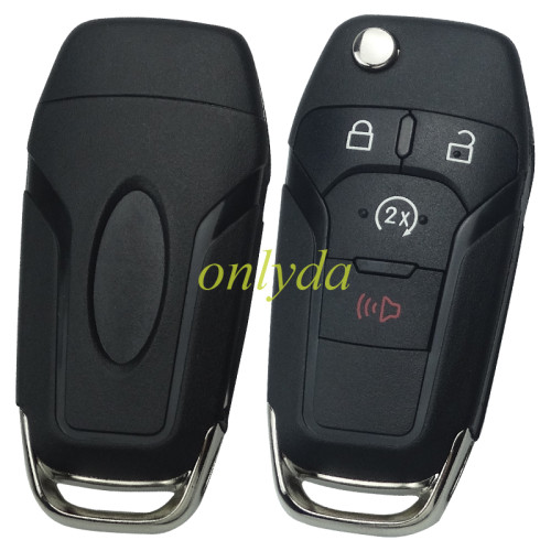 Ford 3+1 button remote key with 49 chip-902MHZ with HU101 blade FCCID:N5F-A08TDA made in China