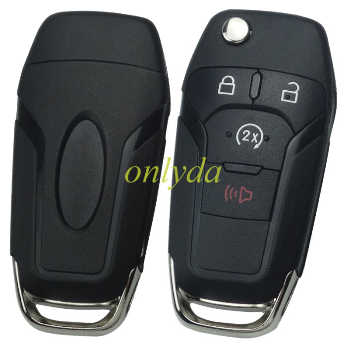 Ford 3+1 button remote key with 49 chip-902MHZ with HU101 blade FCCID:N5F-A08TDA made in China