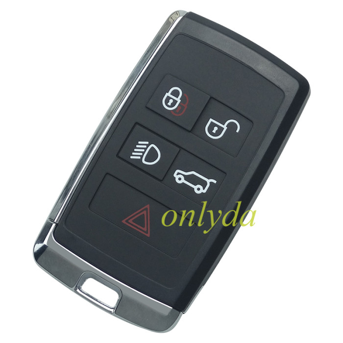 For KYDZ Brand Landrover  smart freelander  4+1 button remote with 315MHZ/434MHZ with  HITAG-PRO(ID49) chip aftermarket 2017-2020 years                           JLR:JK52-15K601-BG(JK52-15K601-XX)  LERA:5AVC13F0