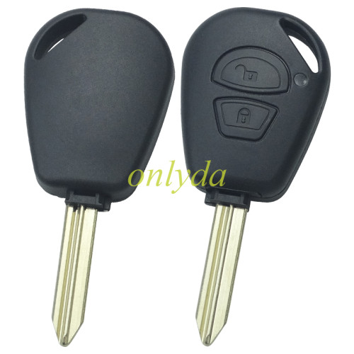 For Citroen 2 button  key shell with badge, blade SX9