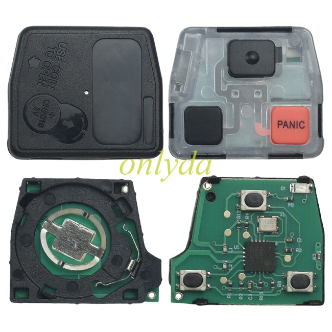 For Toyota 2+1 button remote key  60010/60140/48040 314.4MHz USA Model FCC ID:HYQ1512V 1998-2002 LX470 2003 - 2008 LX470 2003 - 2009 GX470 1998-2002 Landcruiser