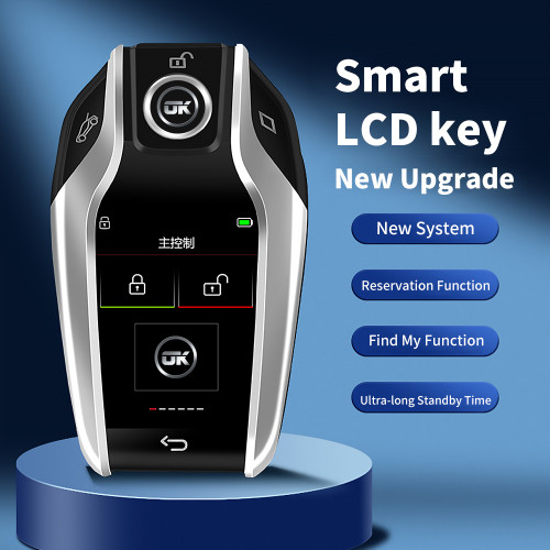 CF618 Universal Smart Car Key LCD Screen Upgrade Version Modified For BMW Benz Audi Toyota Honda Land Rover Hyundai KIA VW,can repack to all smart key