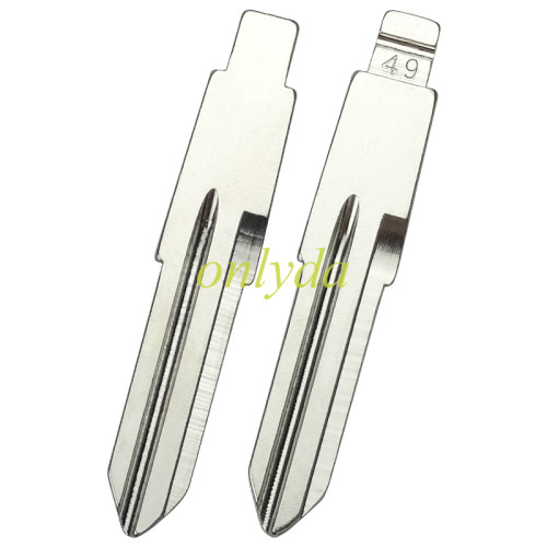 KEYDIY brand key blade 49# HU46 for Opel(left slot)