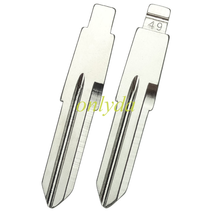 KEYDIY brand key blade 49# HU46 for Opel(left slot)