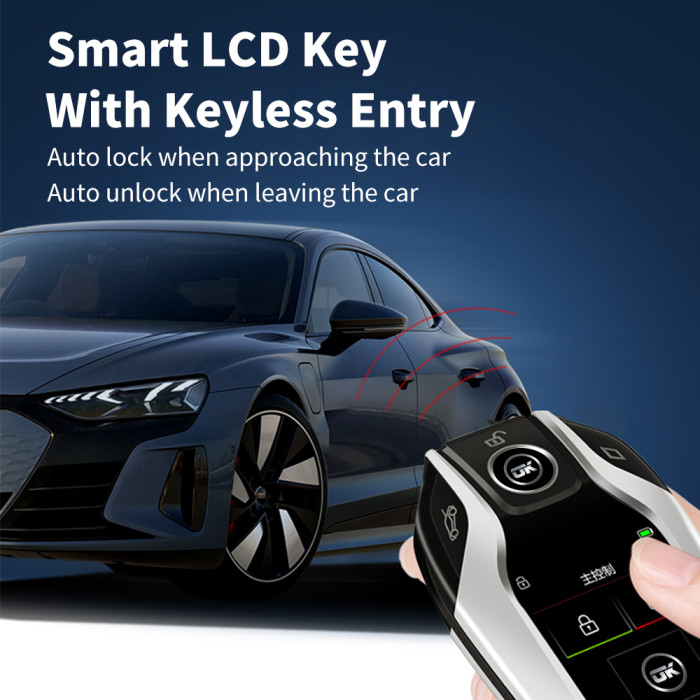 CF618 Universal Smart Car Key LCD Screen Upgrade Version Modified For BMW Benz Audi Toyota Honda Land Rover Hyundai KIA VW,can repack to all smart key